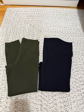 Lululemon BUNDLE of 2 Wunder Under Crop High-Rise *Full-On Luxtreme 23" Leggings